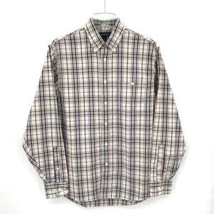 Lands End Oxford Shirt Long Sleeve Cotton‎ S